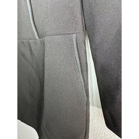 THE KOOPLES Short Black Crossover Long Sleeve Dress S Preppy Cocktail Career - Picture 8 of 10